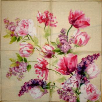056 Tulpen - 3-lagig (creme) - Ihr - CS